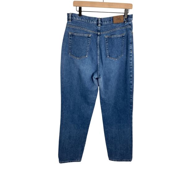 Vintage Women's Ralph Lauren Bootcut Denim SZ 12 Dad Jeans Grandpa Relaxed Fit - Picture 5 of 7